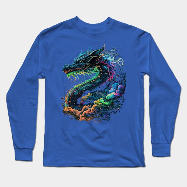 Dragon 2 - Splosion Series Long Sleeve T-Shirt by wumples